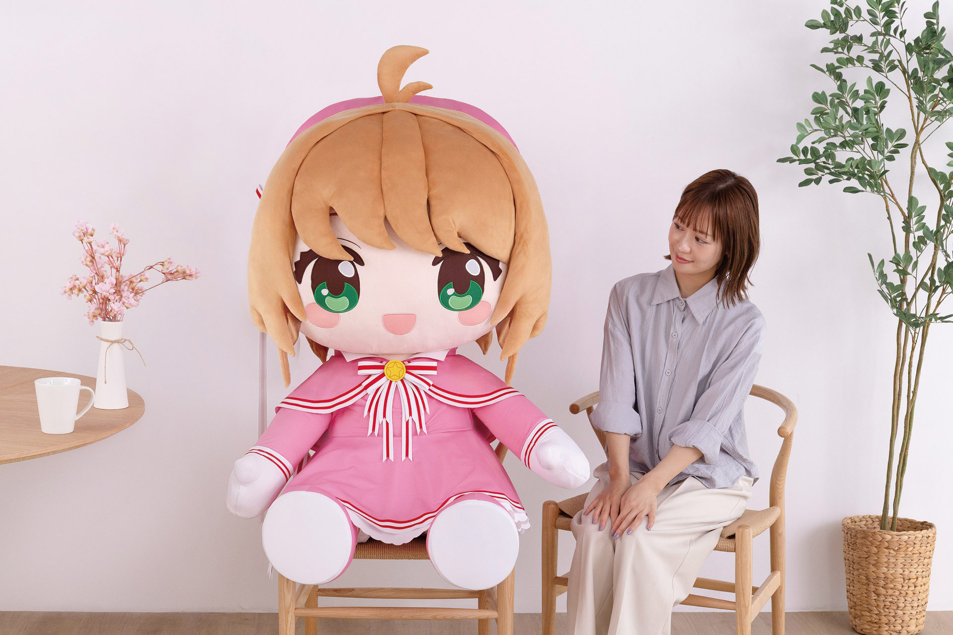 [Pre-order] [Made-to-order] Taito GEAR&GOODS Cardcaptor Sakura ~Clear Card Arc~ Extra Large Plush Toy: Kinomoto Sakura